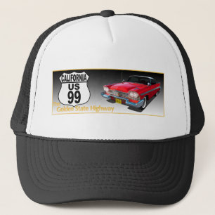 California U S Route 99 - Der Goldene Staat Truckerkappe