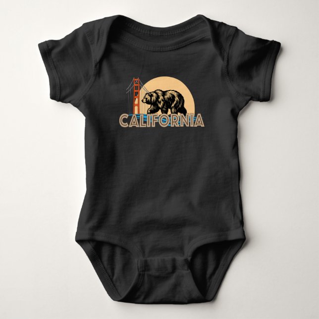 California USA Baby Strampler (Vorderseite)
