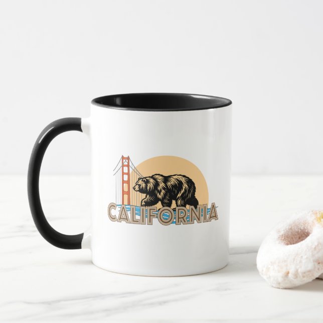 California USA Tasse (Mit Donut)