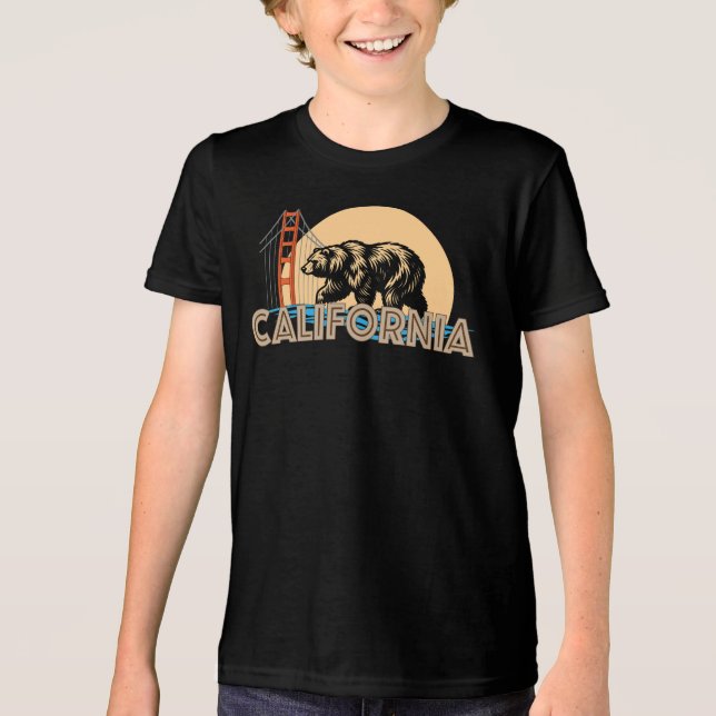California USA Tri-Blend Shirt (Vorderseite)