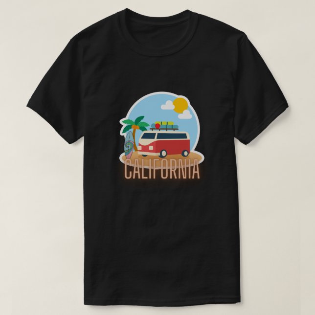 California Vibes T-Shirt (Design vorne)