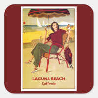 California Vintage Poster, Laguna Beach,
