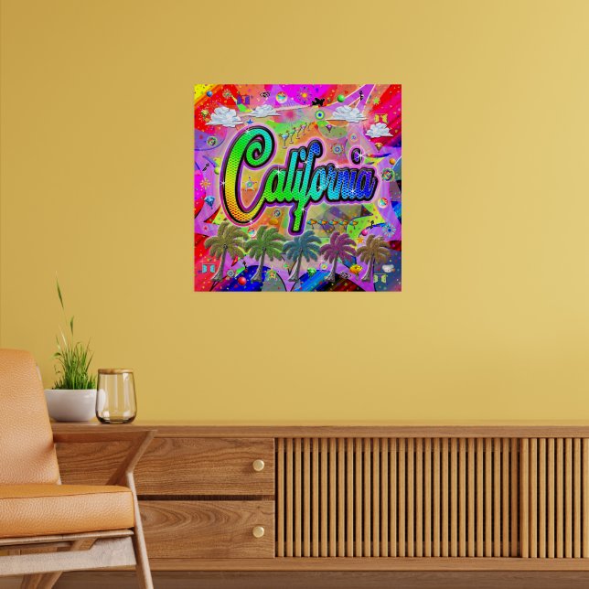 California Vista Express Poster (Wohnzimmer 2)