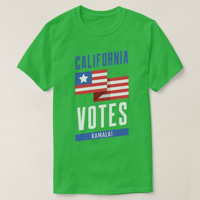California Votes Kamala TShirt (Design vorne)