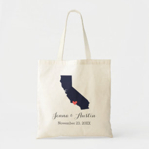 California Wedding Welcome Tragetasche