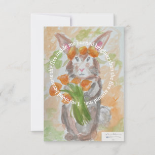California Wildfire Relief Fundraiser Card Dankeskarte