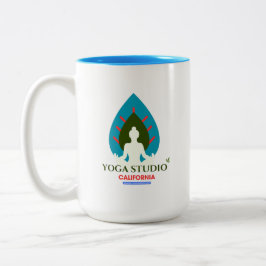 California Yoga Studio Zweifarbige Tasse