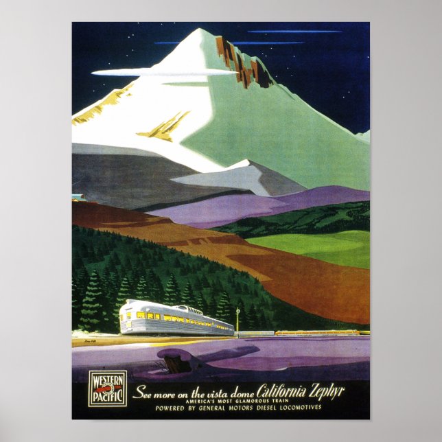 California Zephyr Poster (Vorne)