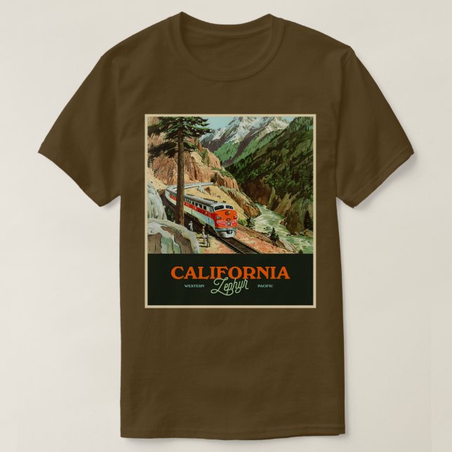 California Zephyr T-Shirt (Design vorne)