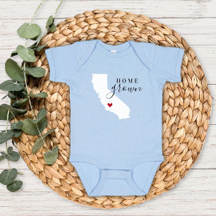 California Zuhause Grown Staat T-Shirt Baby Strampler