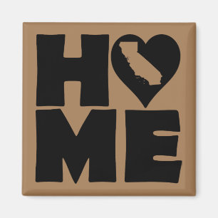 California Zuhause Heart Staat Kühlschrankmagnet Magnet