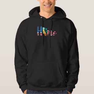 California Zuhause Staatsstolz Map Usa Hoodie