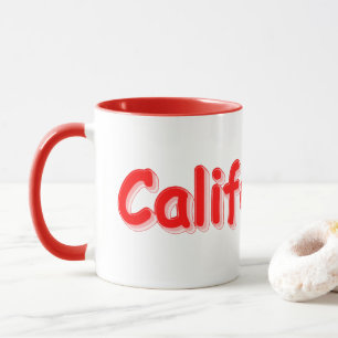 "Californian" Niedliches Design. Jetzt kaufen Tasse