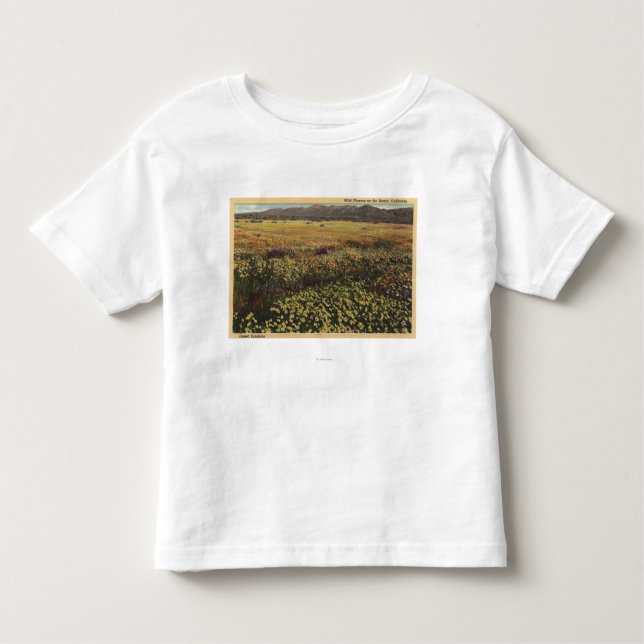 CaliforniaWild Blumen in der Wüste Kleinkind T-shirt (Vorderseite)