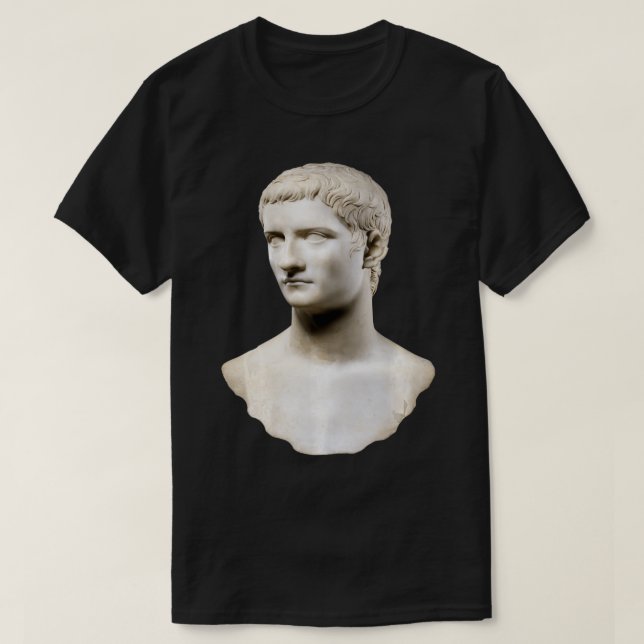 Caligula Gaius römischer Kaiser Ancient Rome Itali T-Shirt (Design vorne)