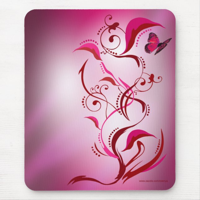 Caliope Mousepad (Rot/Rosa) (Vorne)
