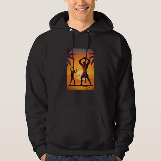 Calisthenics Exercise Enthusiasts Father And Son D Hoodie (Vorderseite)