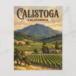 Calistoga Kalifornien Postkarte