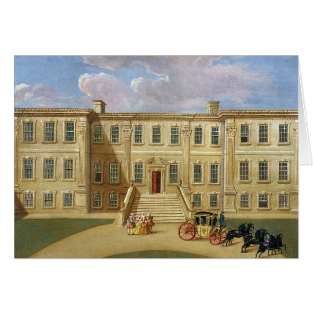 Calke Hall, Derbyshire, Seat von Sir Henry Harp (Vorderseite (Horizontal))