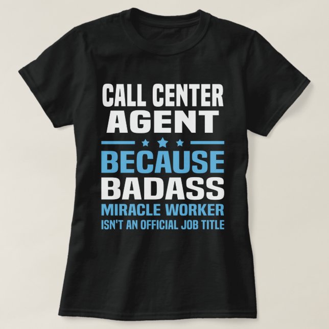 Call Center Agent T-Shirt (Design vorne)