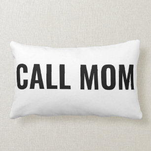Call Mama Pillow Geschenk für Tochter Uni Lendenkissen
