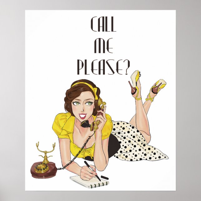 Call Me Please? Poster (Vorne)