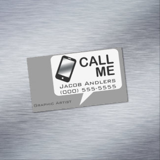 Call Me V10 Magnetische Visitenkarte