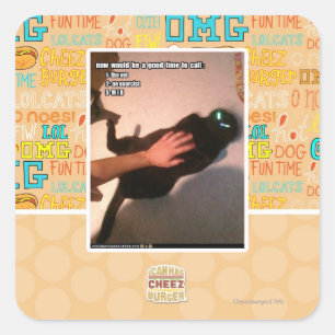 Call MIB Quadratischer Aufkleber