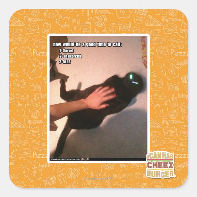 Call MIB Quadratischer Aufkleber (Vorderseite)