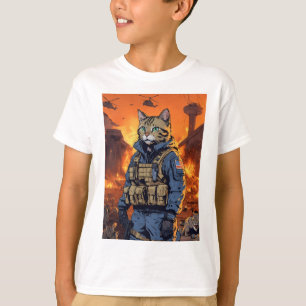 Call of Duty Katzenart Kinder Fansion T-Shirt