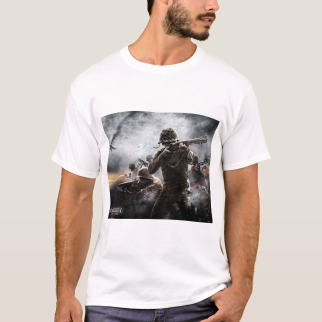 Call of Duty World at War US Marines pacific  T-Shirt (Vorderseite)