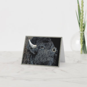"Call of the Prairie" - Bison Card Karte