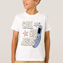 Call on Jesus – Retro Faith Design T-Shirt