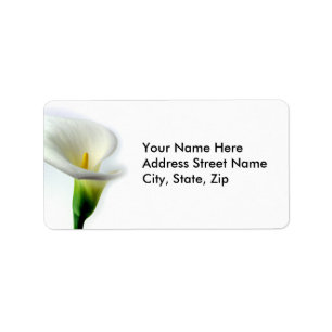 Calla Adressaufkleber