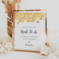 CALLA Bee Address the Envelope Sign