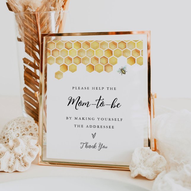 CALLA Bee Address the Envelope Sign Poster (Von Creator hochgeladen)