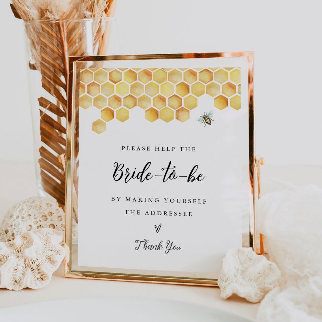 CALLA Bee Address the Envelope Sign Poster (Von Creator hochgeladen)