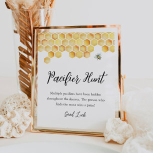 CALLA Bee Schnuller Hunt Baby Showspielzeichen Poster