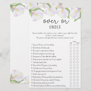 Calla Blume - Over oder Under Brautparty