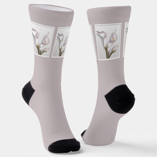 Calla Bouquet Socken (Gewinkelt)