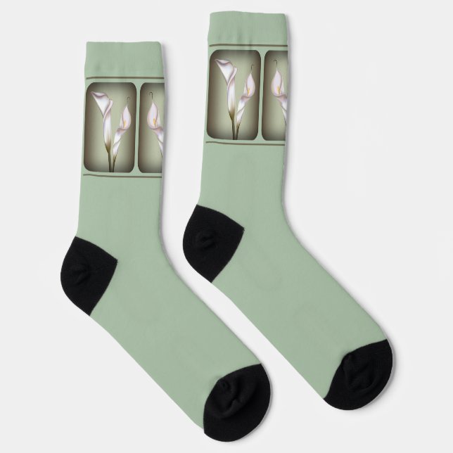 Calla Bouquet Socken (Rechts)