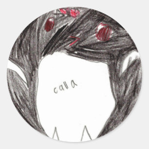 Calla: Circle Sticker