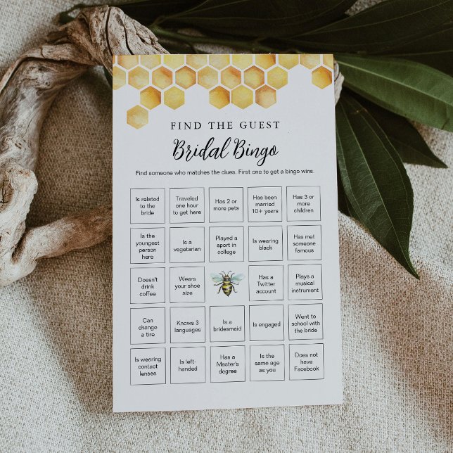CALLA Honeycomb Finden Sie das Bridal Bingo Game (Von Creator hochgeladen)
