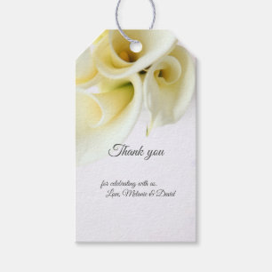 Calla ist mit Textraum verbunden Geschenkanhänger