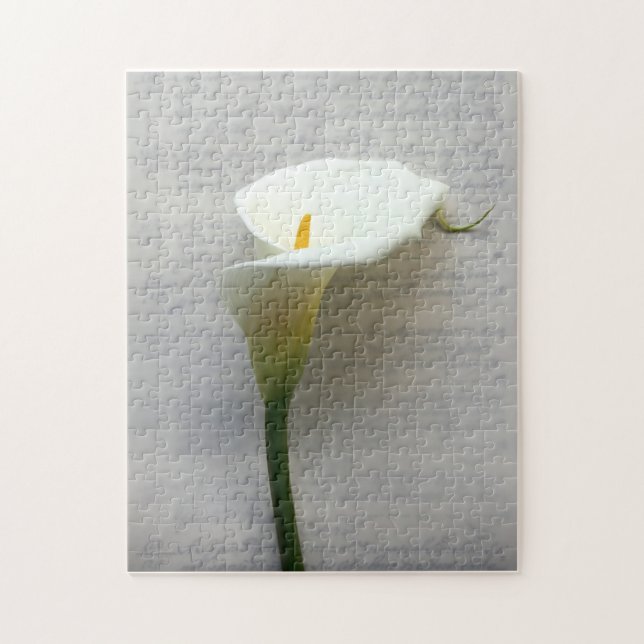 Calla-Lilie auf dem alten Handschreibpuzzle Puzzle (Vertikal)