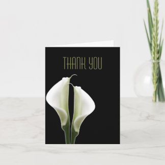 Calla-Lilie Dankeskarte