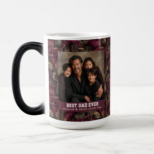 Calla-Lilien-Druck Big Papa Dad Retro Verwandlungstasse