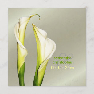 Calla Lilien/Hochzeit Einladungen