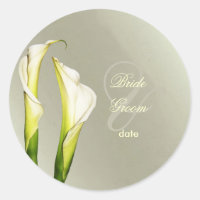 Calla Lilien Hochzeitsticker