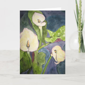 Calla-Lilien Karte